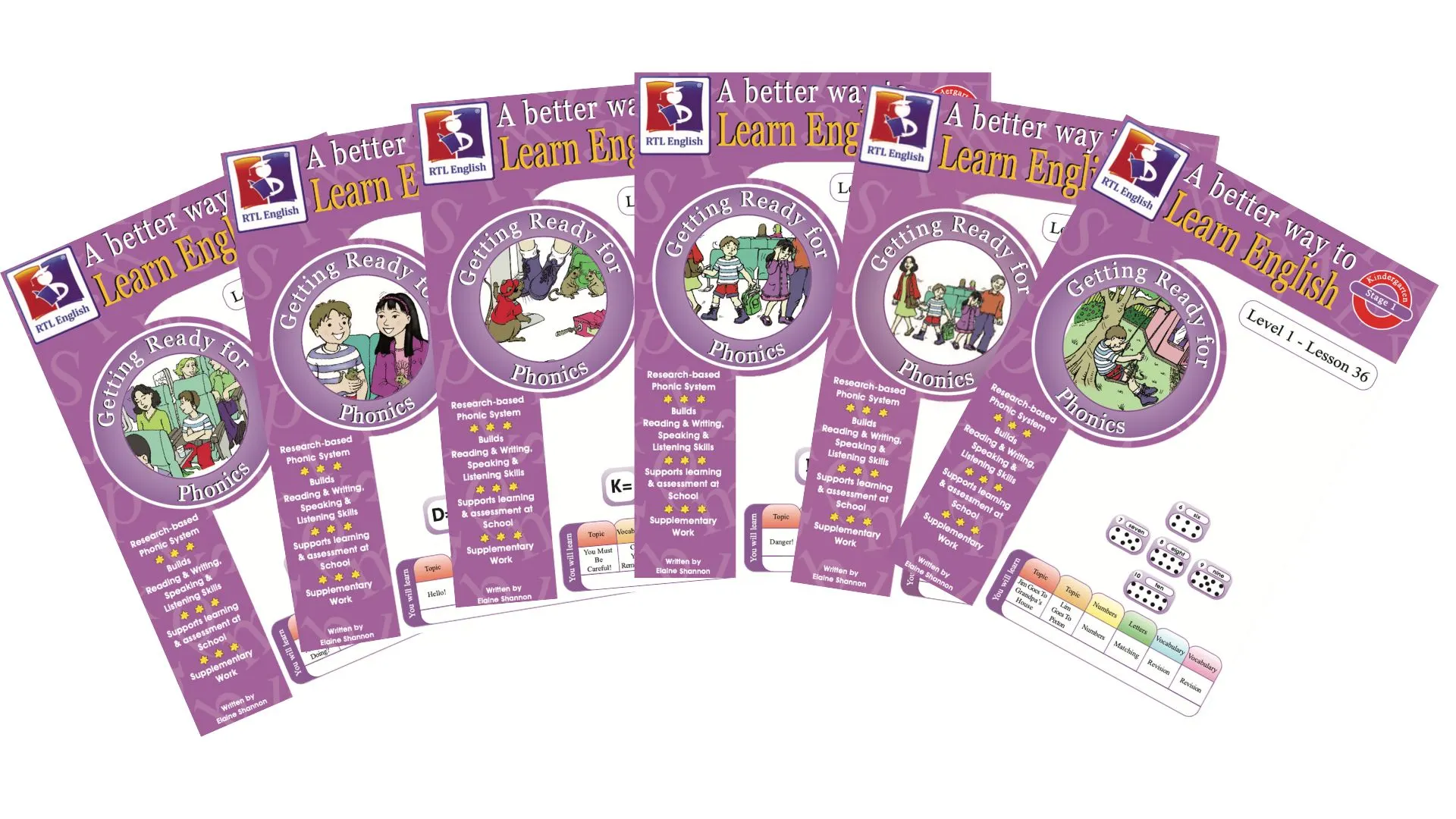Getting Ready For Phonics - Early Learning Pack - Workbooks 1-6