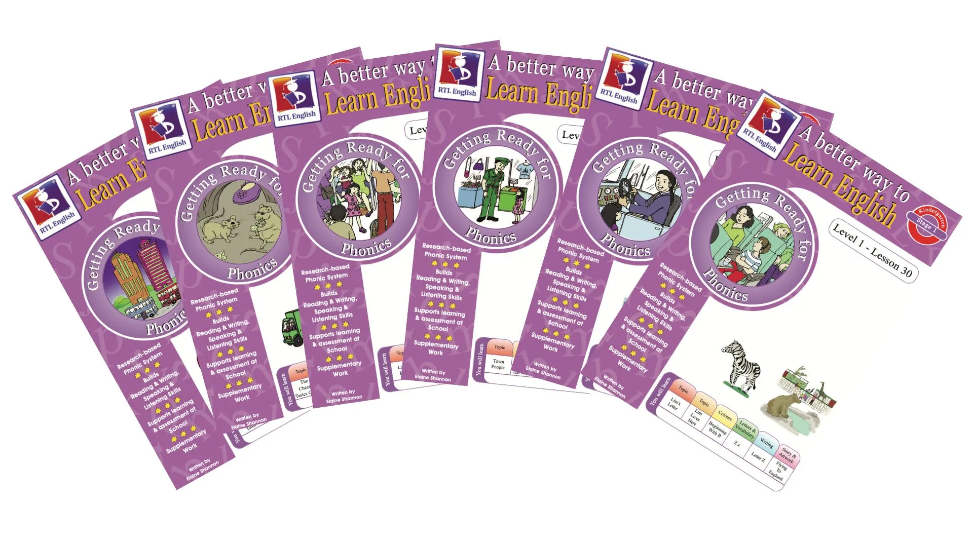 Getting Ready For Phonics - Early Learning Pack - Workbooks 25-30