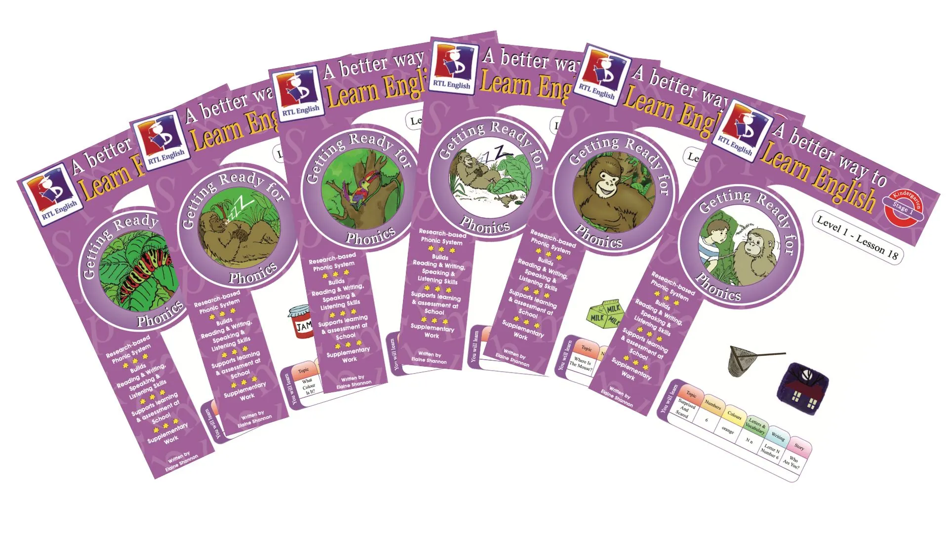 Getting Ready For Phonics - Early Learning Pack - Workbooks 13-18