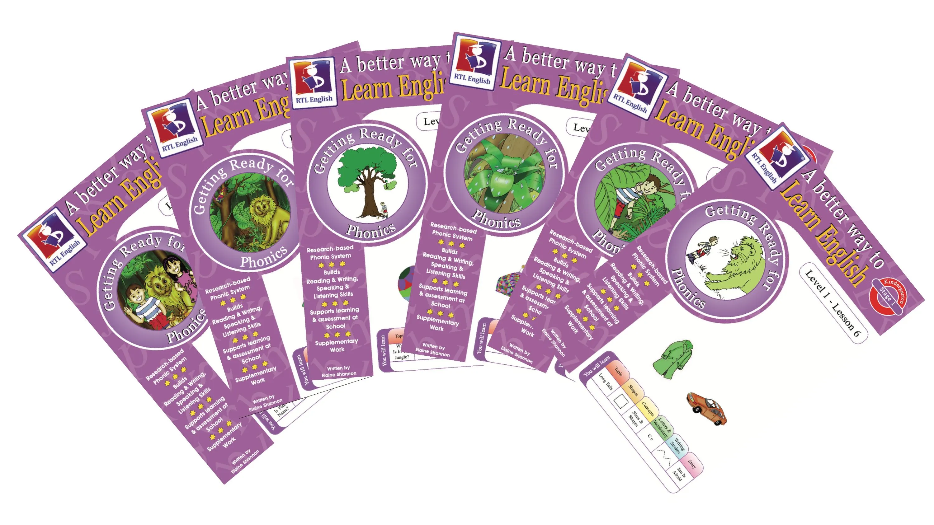 Getting Ready For Phonics - Early Learning Pack - Workbooks 1-6