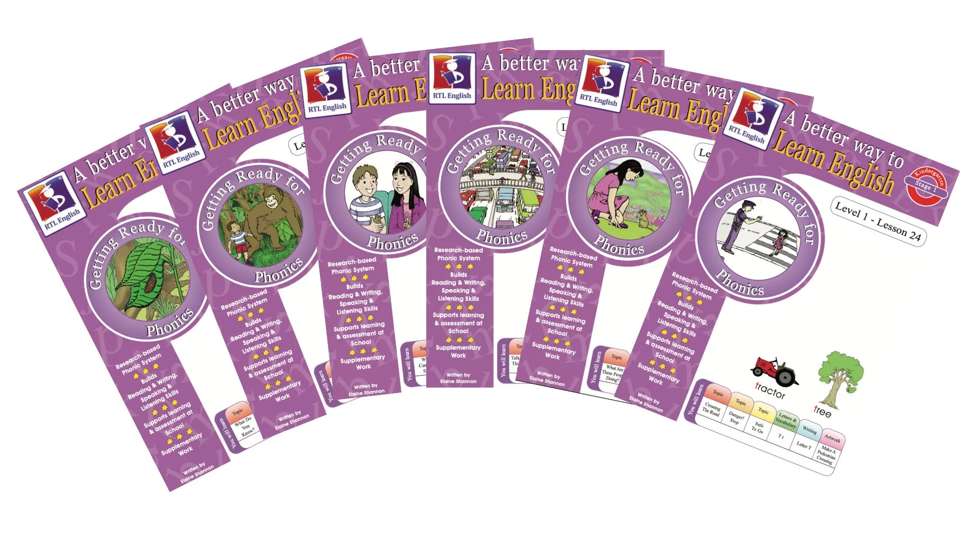 Getting Ready For Phonics - Early Learning Pack - Workbooks 19-24
